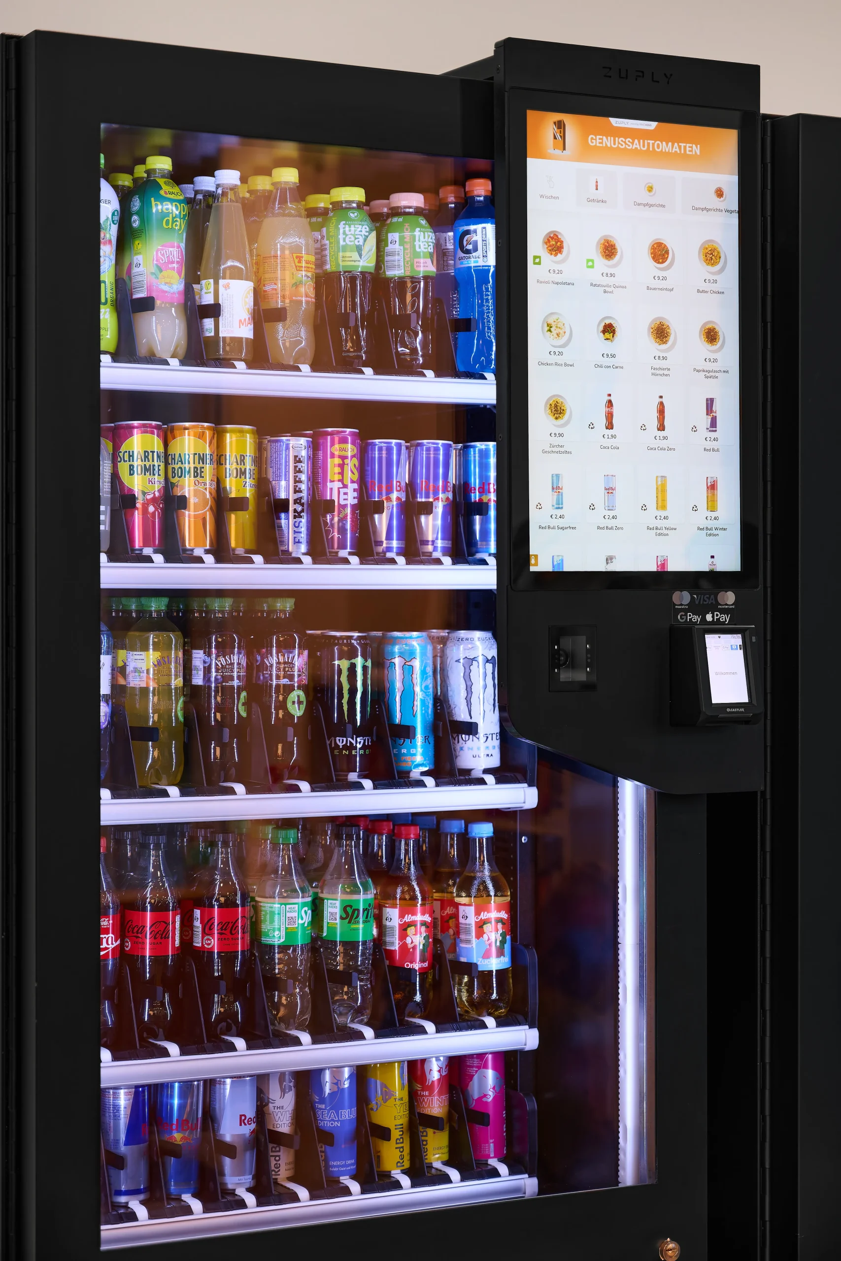 Getränke-Automat mit gekühlten Getränken
